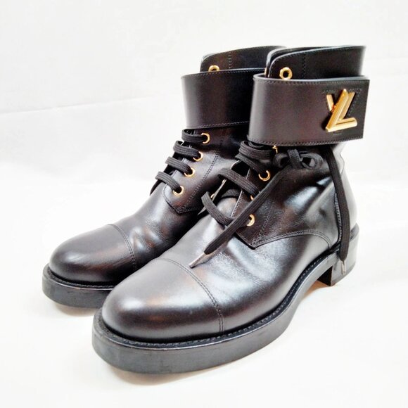Louis Vuitton Boots Men Black Leather (calf) 520-052925 - Picture 1 of 8